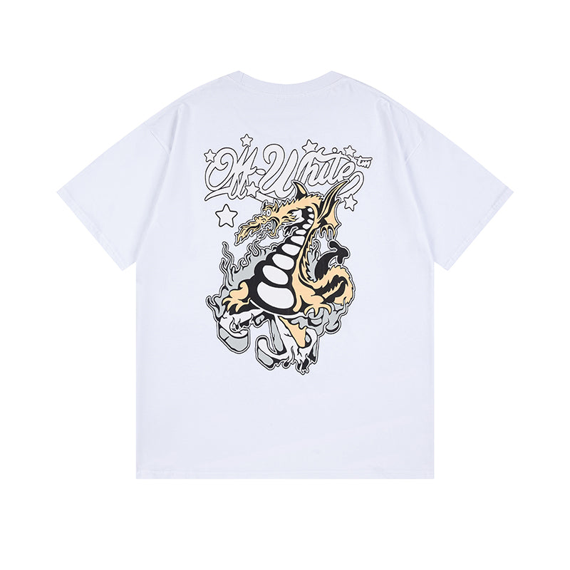 OFF-WHITE Cotton Short-sleeved T-shirt 9004