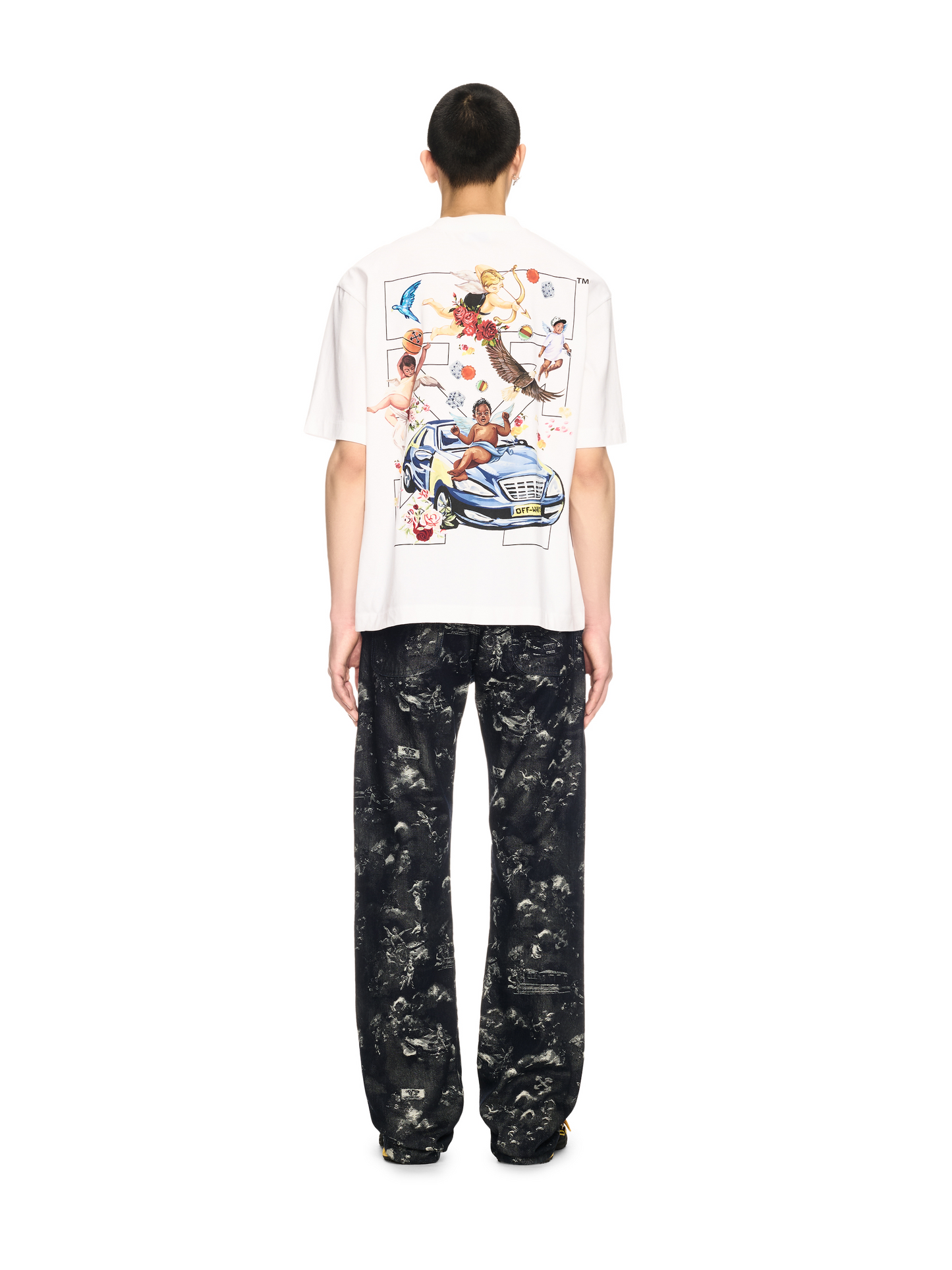 OFF-WHITE Cotton Short Sleeve T-Shirt 9017
