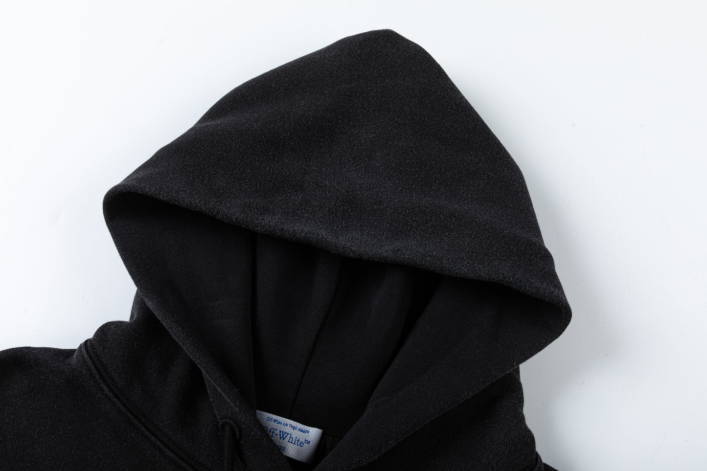 Off white 460g heavy washed hooded sweatshirt 9079