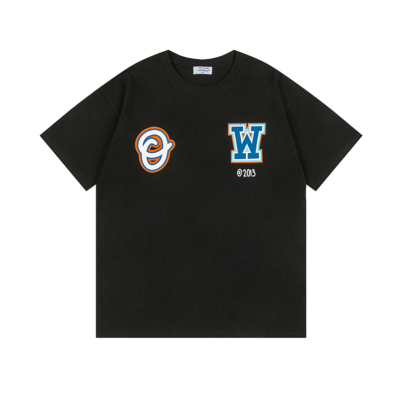 OFF-WHITE Cotton Short-sleeved T-shirt 9005