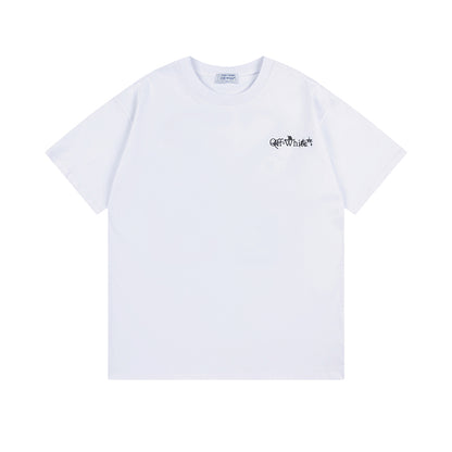 OFF-WHITE Cotton Short-sleeved T-shirt 9012