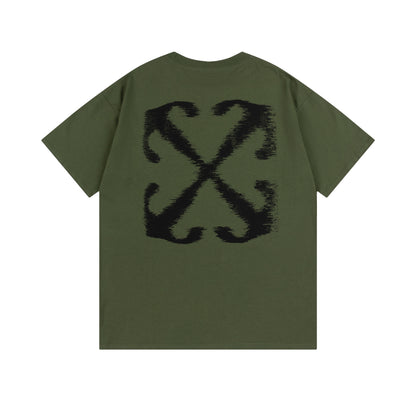 OFF-WHITE Cotton Short-sleeved T-shirt 9001