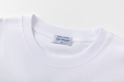 OFF-WHITE Cotton Short-sleeved T-shirt 9065