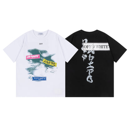 OFF-WHITE Cotton Short-sleeved T-shirt 9020