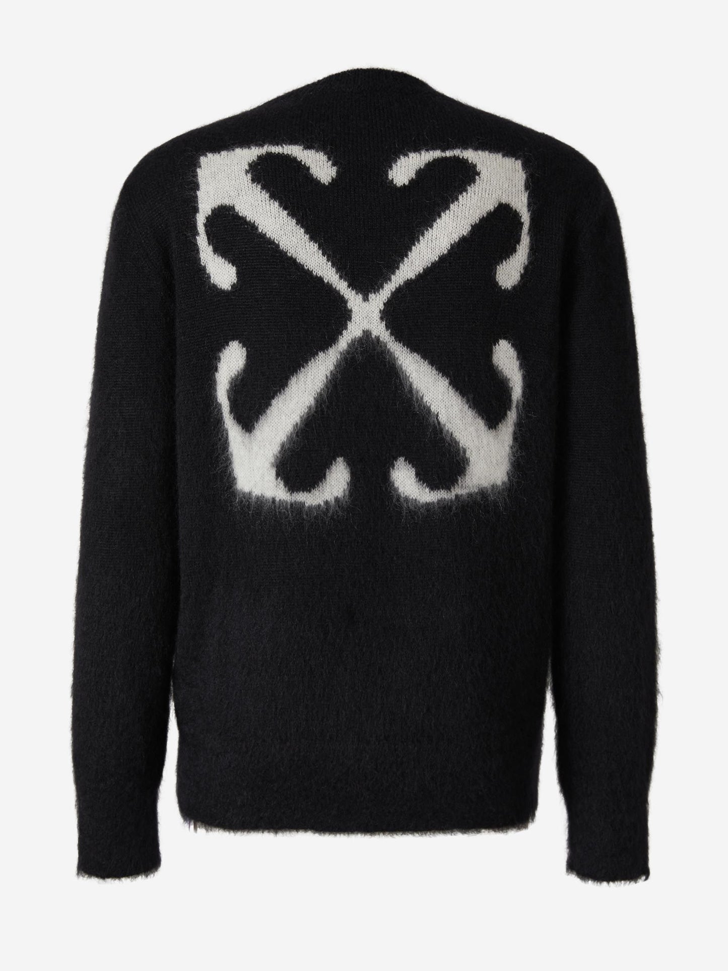 OFF WHITE OW mohair striped arrows 393
