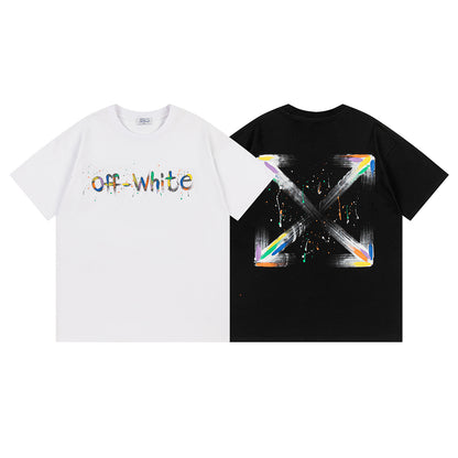 OFF-WHITE Cotton Short-sleeved T-shirt 9069