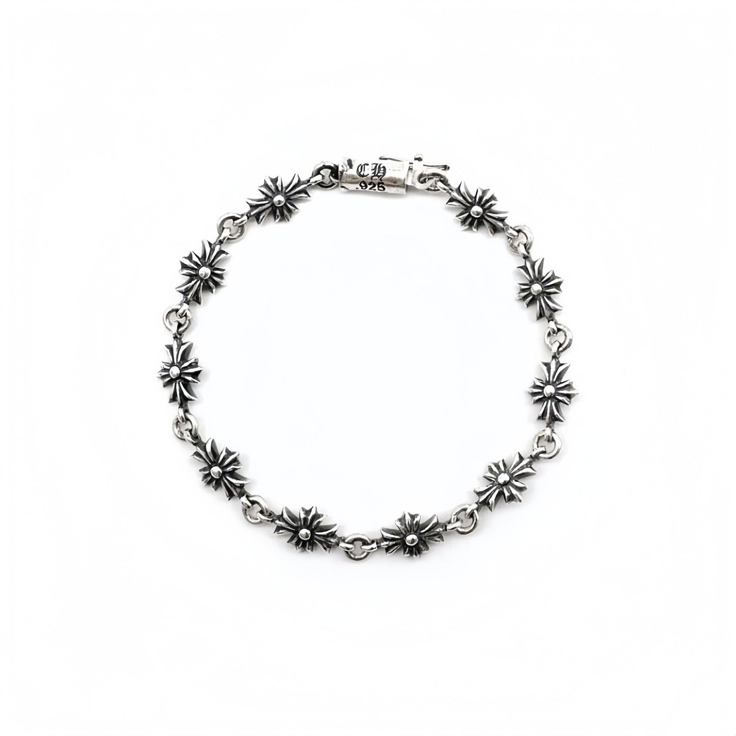 Chrome Hearts Silver Tiny E Bracelet