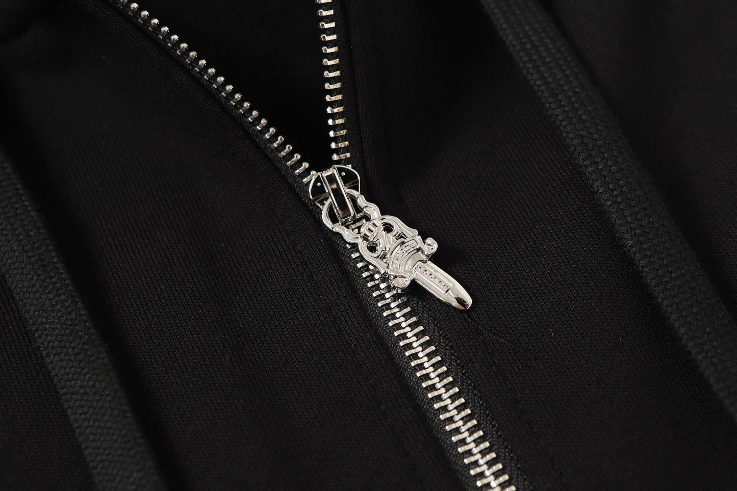 Chrome Hearts Colorful Rhinestone Hoodie - Black Gothic Street Sweatshirt 2608