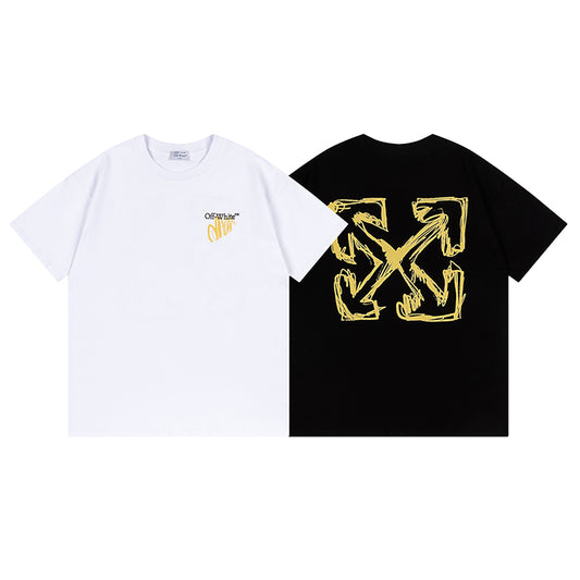 OFF-WHITE Cotton Short-sleeved T-shirt 9065