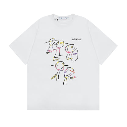 OFF-WHITE Cotton Short-Sleeved T-Shirt F76