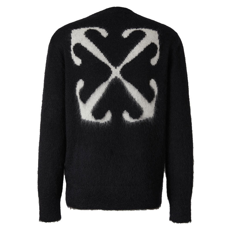 OFF WHITE OW mohair striped arrows 393