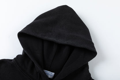 Off white 460g heavy washed hooded sweatshirt 9079
