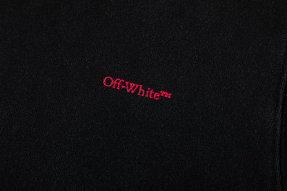 Off white 460g heavy washed hooded sweatshirt 9079