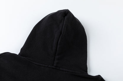 Off white 460g heavy washed hooded sweatshirt 9079