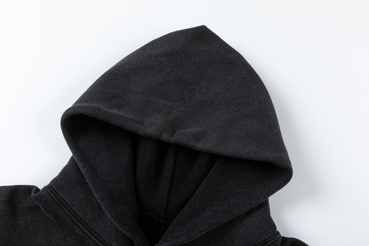 2025 Off white 460g heavy washed hooded sweatshirt 9076