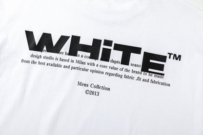 OFF-WHITE Cotton Short-sleeved T-shirt 9059