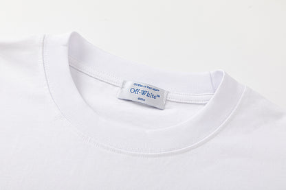OFF-WHITE Cotton Short-sleeved T-shirt 9069