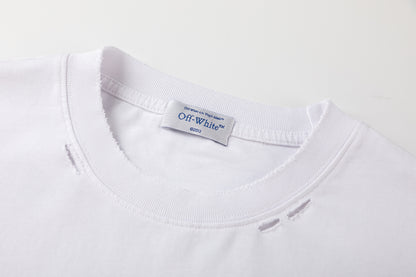 OFF-WHITE Cotton Short-sleeved T-shirt 9051