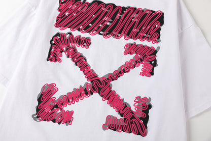 OFF-WHITE Cotton Short-sleeved T-shirt 9051