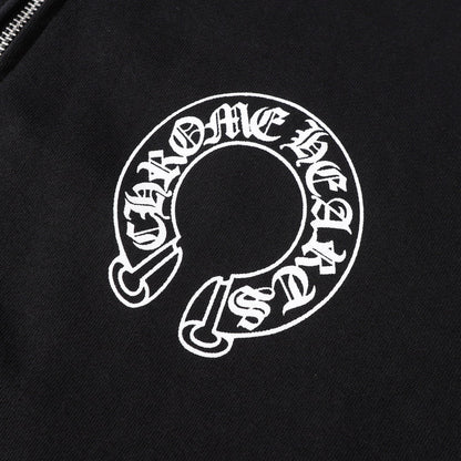 Chrome Hearts Hoodie - Black Street Style Embroidered Sweatshirt 851
