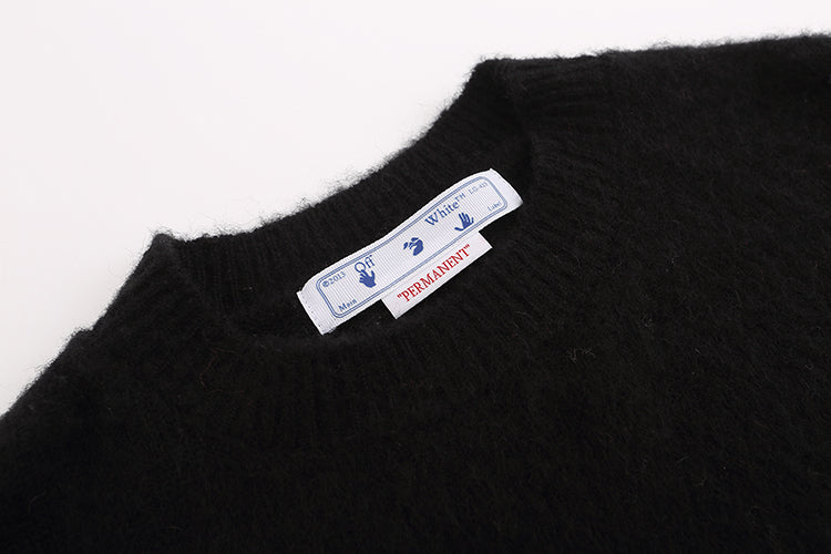 OFF WHITE OW mohair striped arrows 393