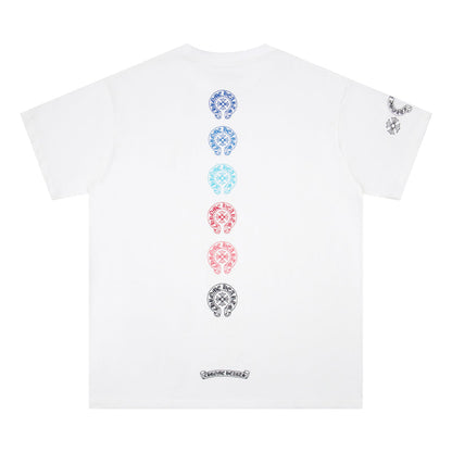 Chrome Hearts マルチカラー ホースシュー Tシャツ K6048 