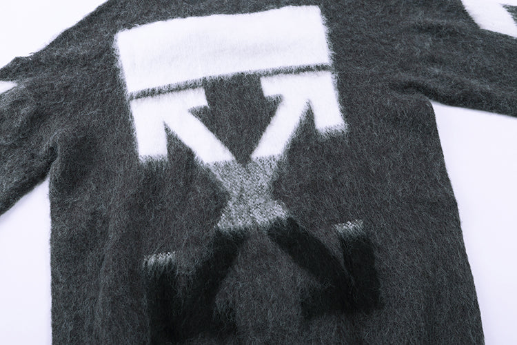 OFF WHITE mohair arrow sweater 305