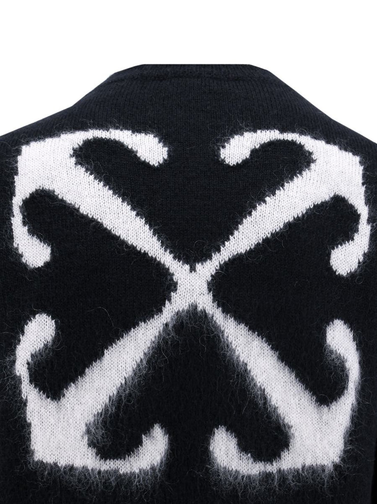 OFF WHITE OW mohair striped arrows 393