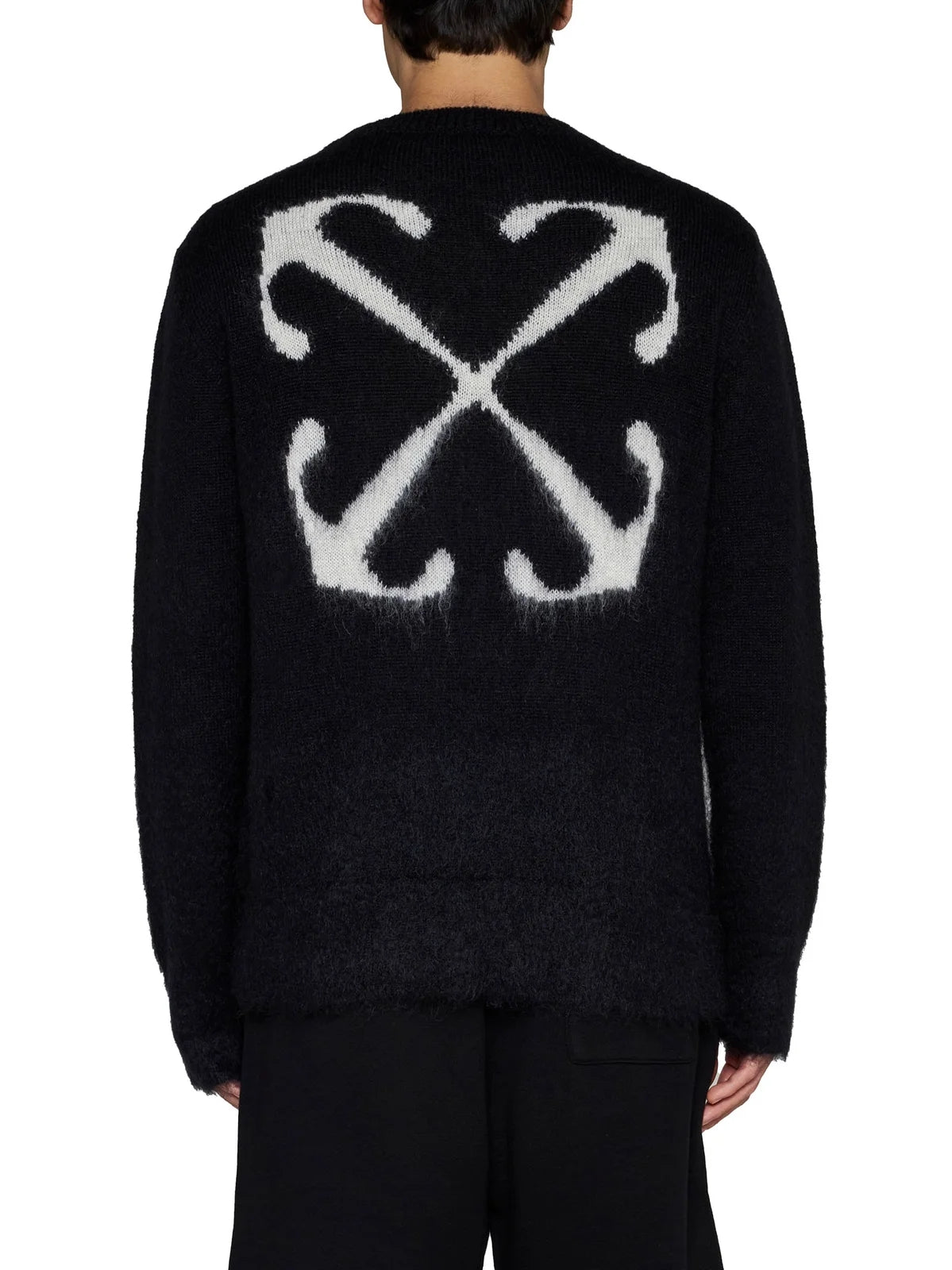 OFF WHITE OW mohair striped arrows 393